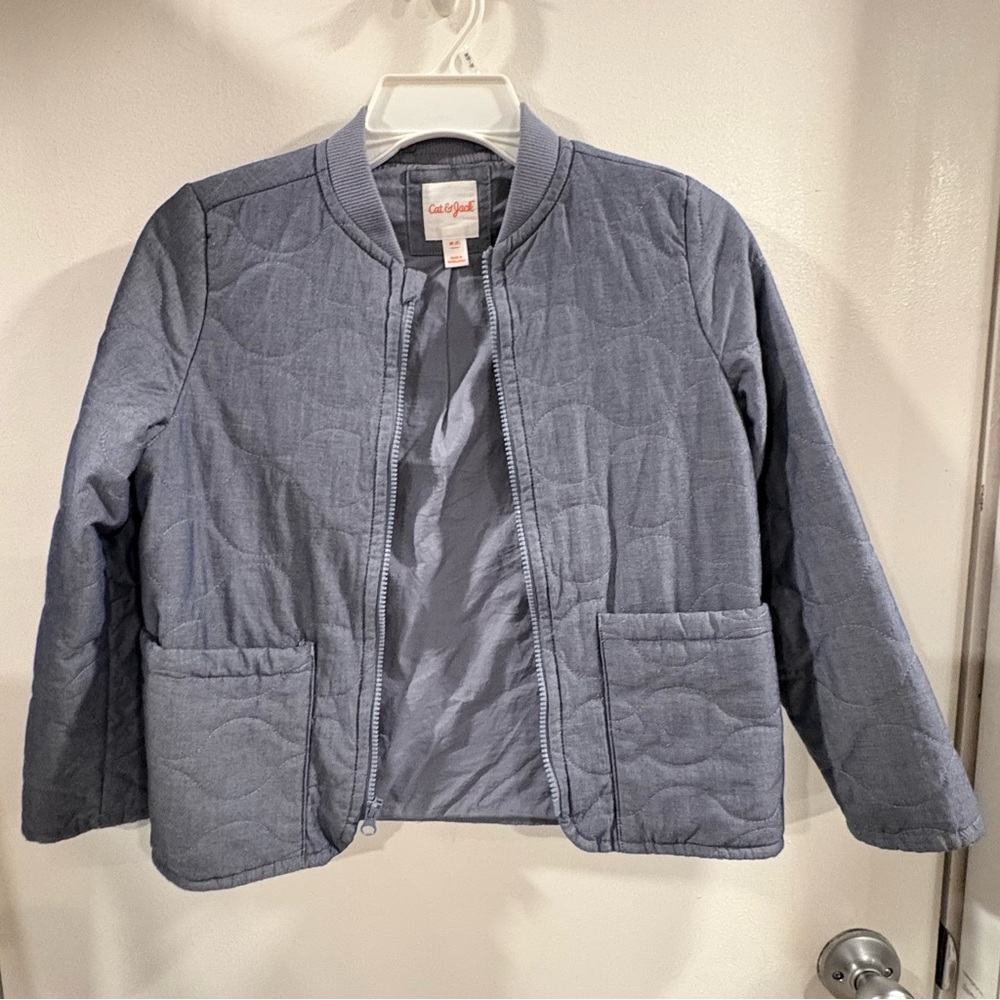 Cat & Jack Kids Blue Quilted Jacket